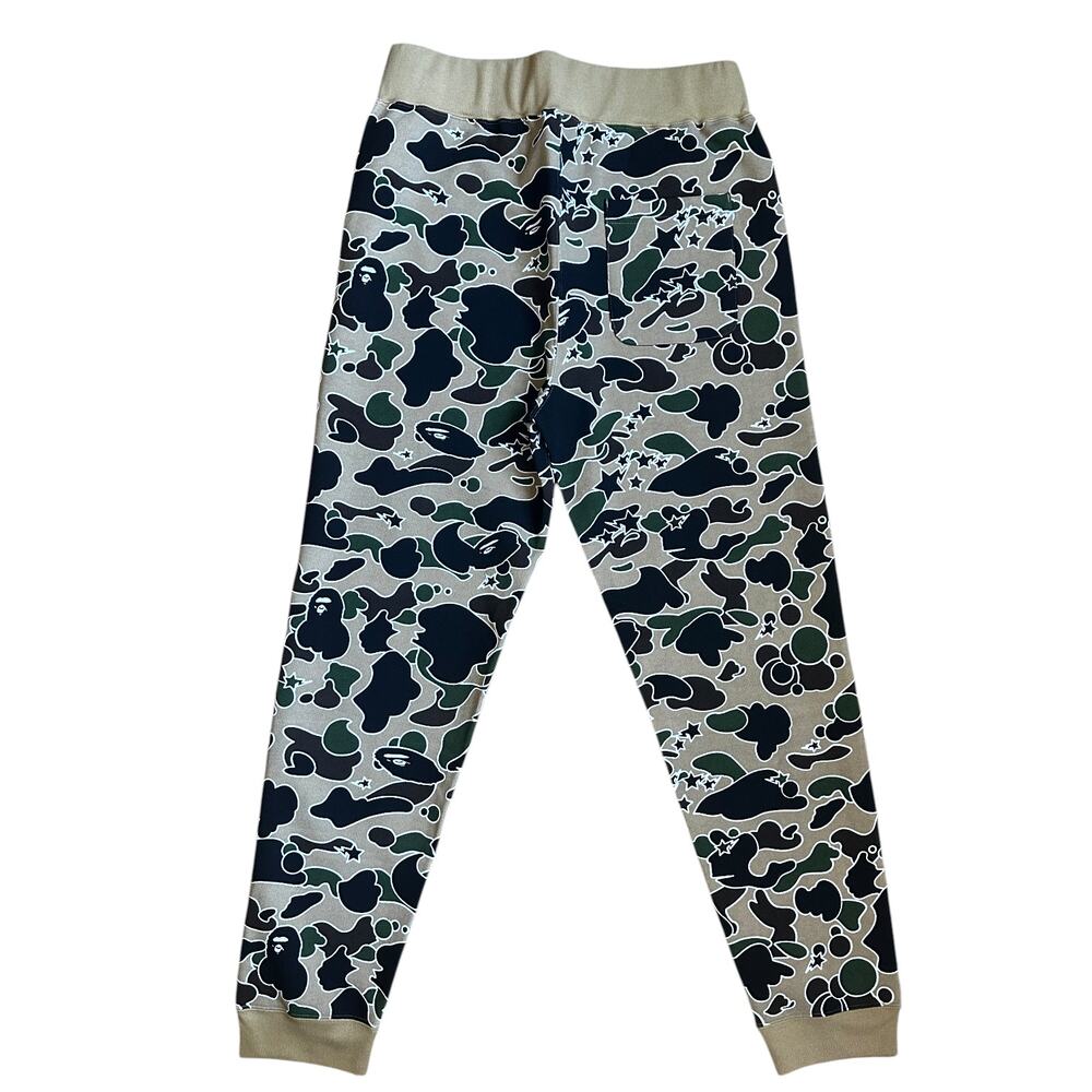 Brand New M 32" Bape Psyche Camo Sweat Pants